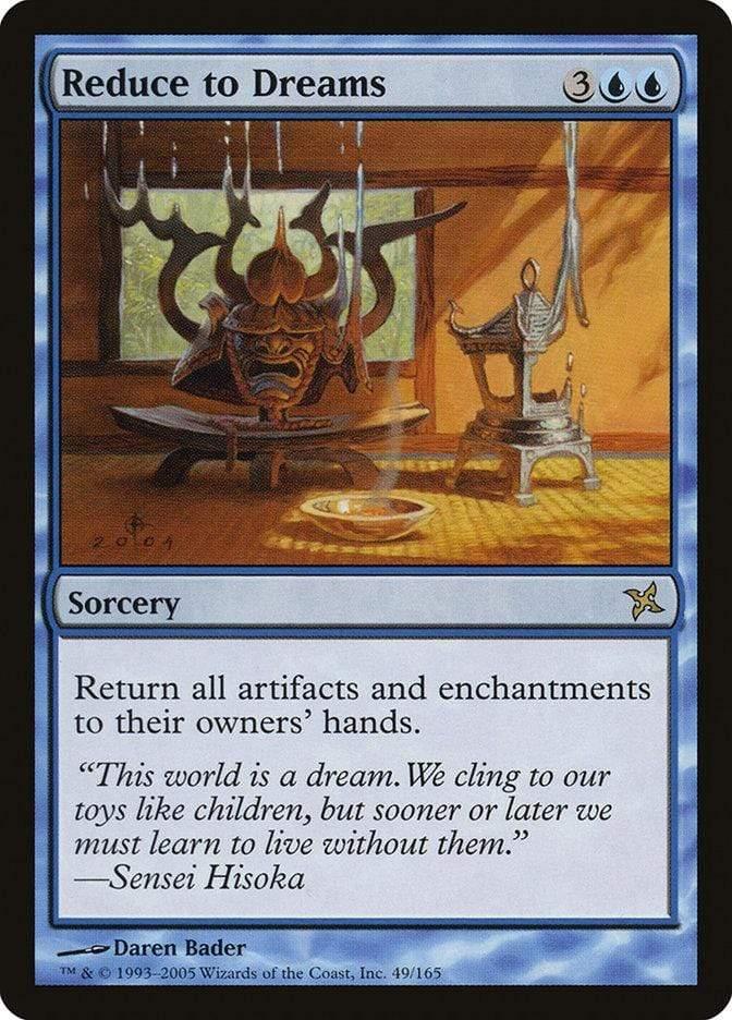 Magic: The Gathering MTG Single Reduce to Dreams [Betrayers of Kamigawa]