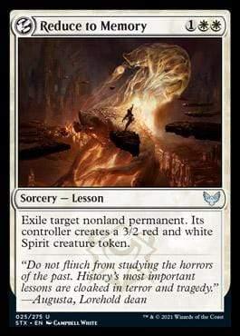 Magic: The Gathering MTG Single Reduce to Memory [Strixhaven: School of Mages]