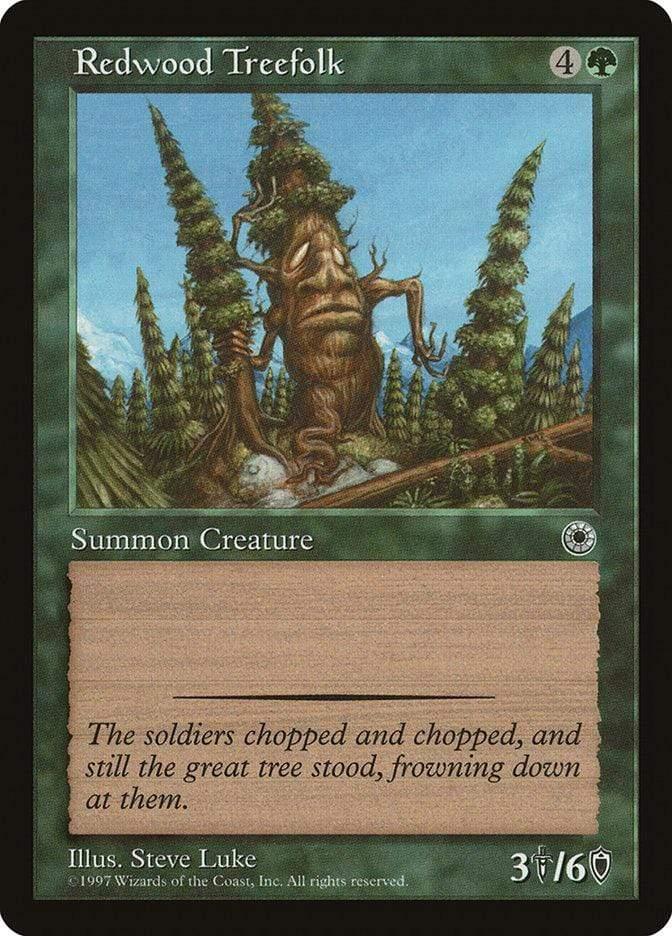 Magic: The Gathering MTG Single Redwood Treefolk [Portal]