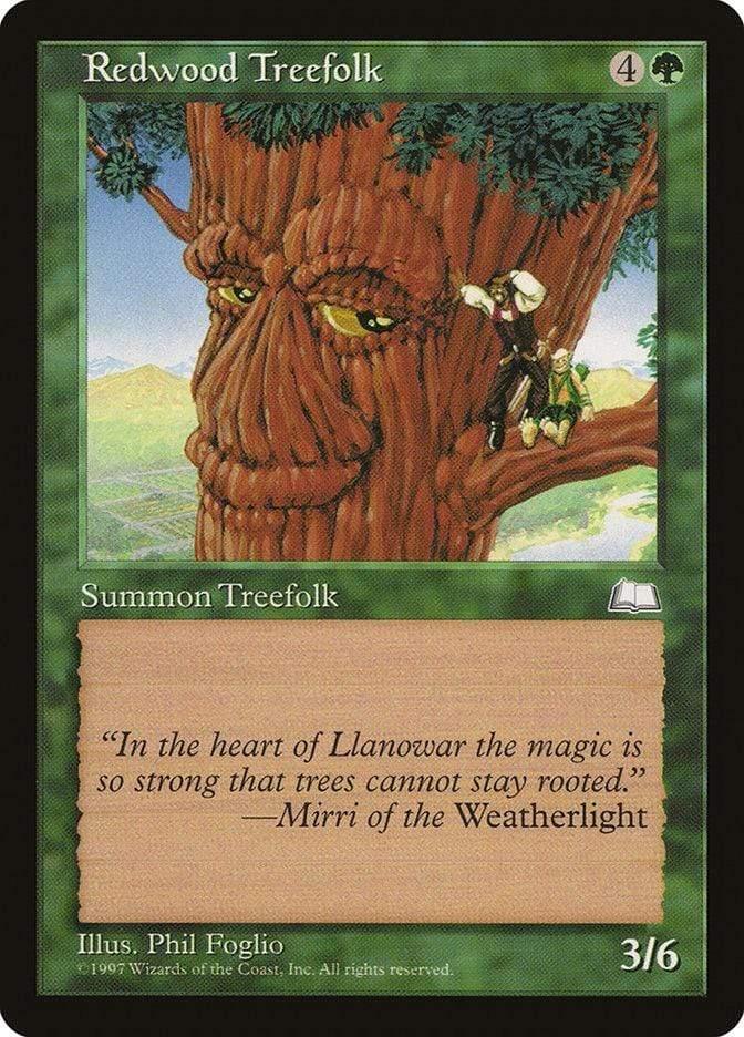 Magic: The Gathering MTG Single Redwood Treefolk [Weatherlight]
