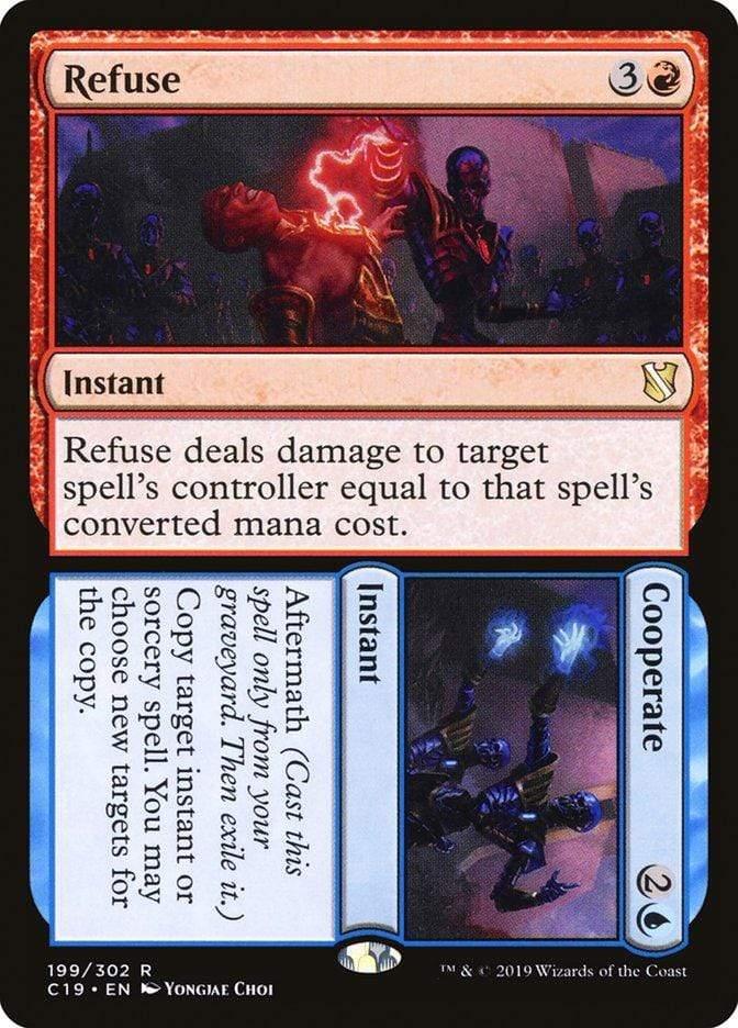 Magic: The Gathering MTG Single Refuse // Cooperate [Commander 2019]