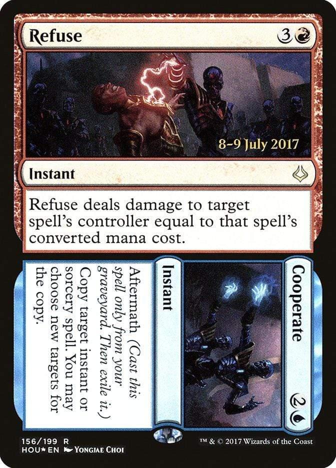 Magic: The Gathering MTG Single Refuse // Cooperate  [Hour of Devastation Prerelease Promos]