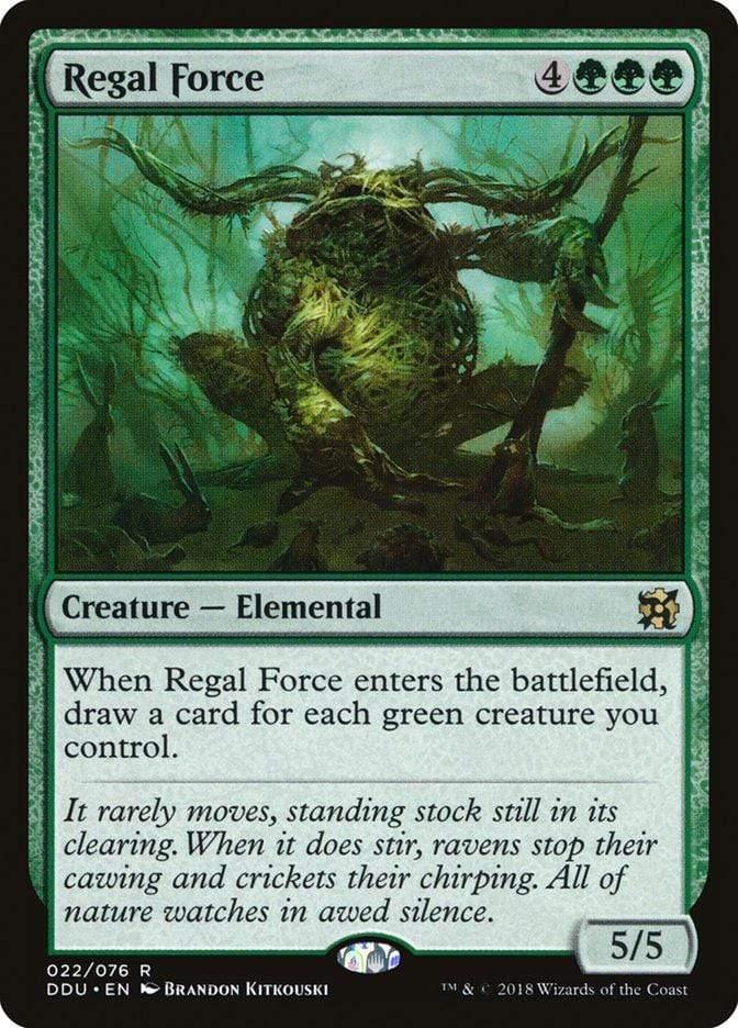 Magic: The Gathering MTG Single Regal Force [Duel Decks: Elves vs. Inventors]