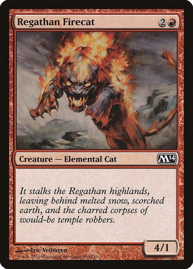 Magic: The Gathering MTG Single Regathan Firecat [Magic 2014]
