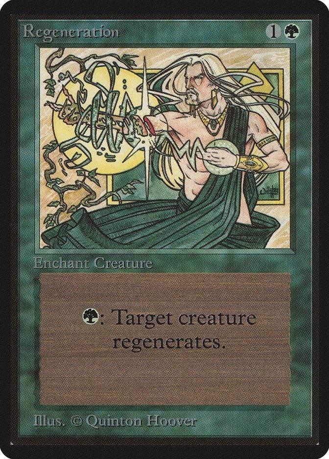 Magic: The Gathering MTG Single Regeneration [Limited Edition Beta]