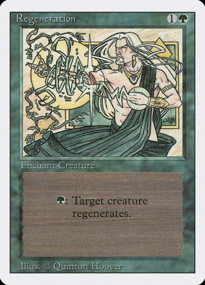 Magic: The Gathering MTG Single Regeneration [Revised Edition]