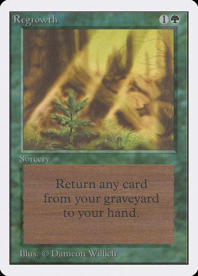 Magic: The Gathering MTG Single Regrowth [Unlimited Edition]
