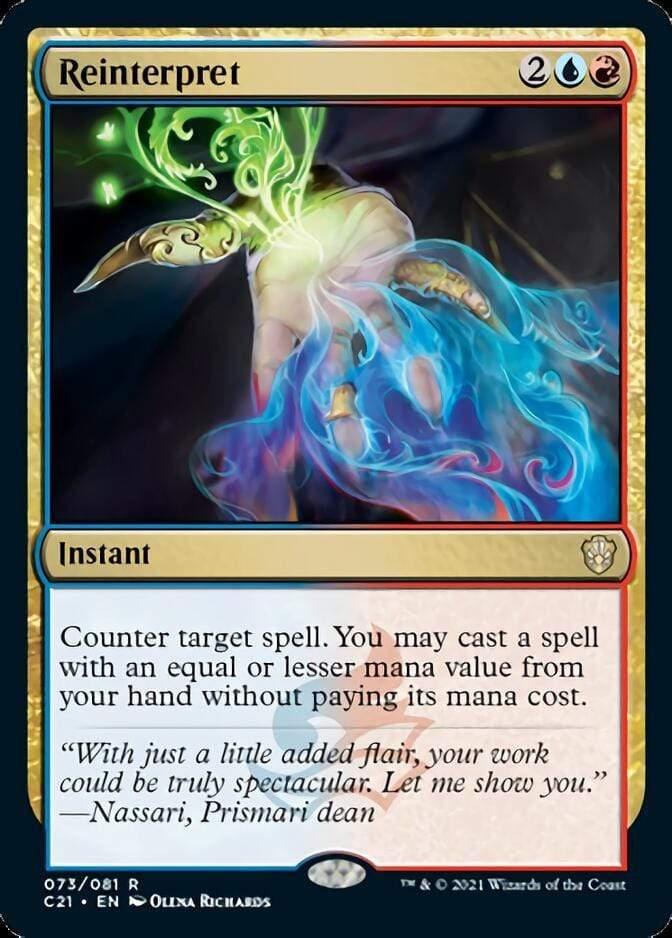 Magic: The Gathering MTG Single Reinterpret [Commander 2021]