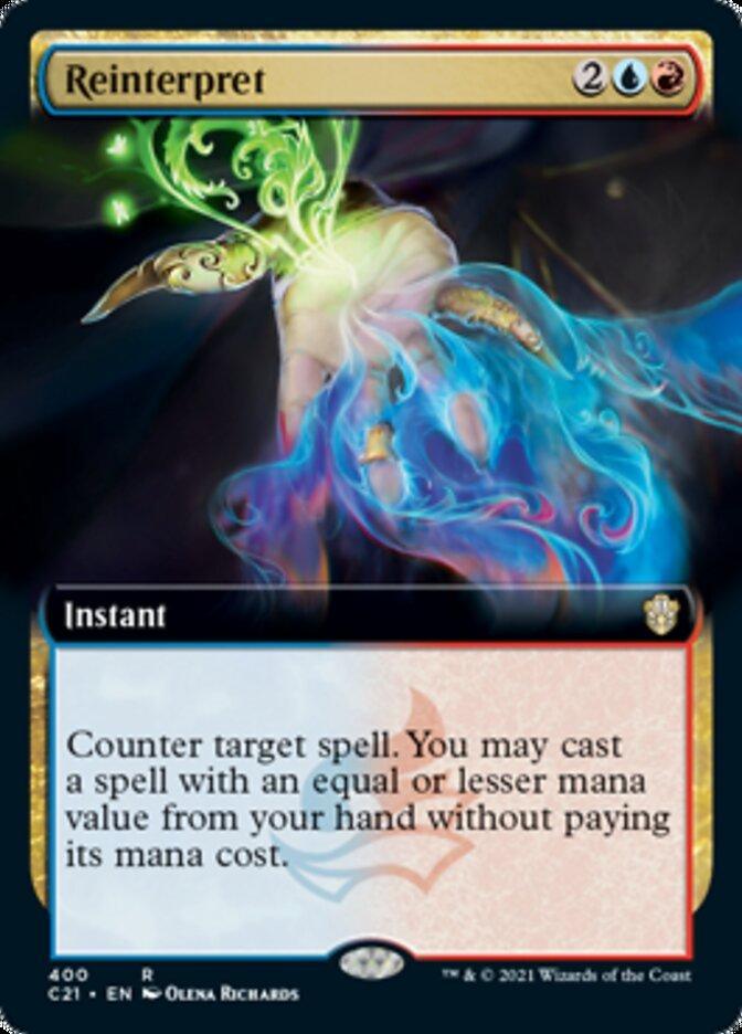 Magic: The Gathering MTG Single Reinterpret (Extended) [Commander 2021]