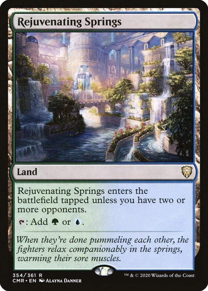 Magic: The Gathering MTG Single Rejuvenating Springs [Commander Legends]