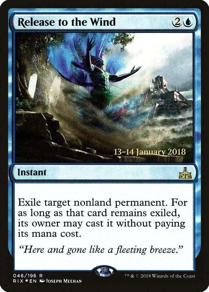 Magic: The Gathering MTG Single Release to the Wind [Rivals of Ixalan Prerelease Promos]