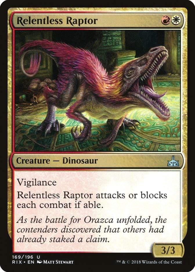 Magic: The Gathering MTG Single Relentless Raptor [Rivals of Ixalan]