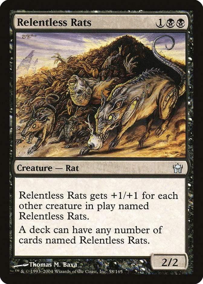 Magic: The Gathering MTG Single Relentless Rats [Fifth Dawn]