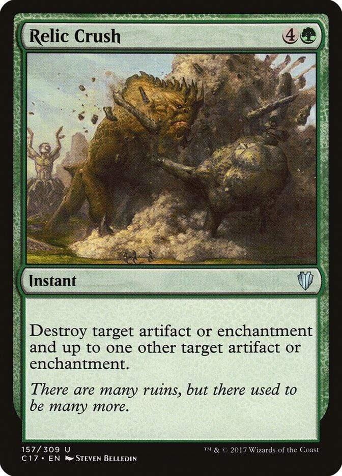 Magic: The Gathering MTG Single Relic Crush [Commander 2017]
