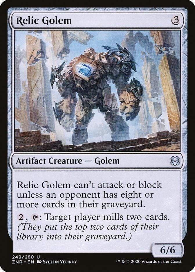 Magic: The Gathering MTG Single Relic Golem [Zendikar Rising]