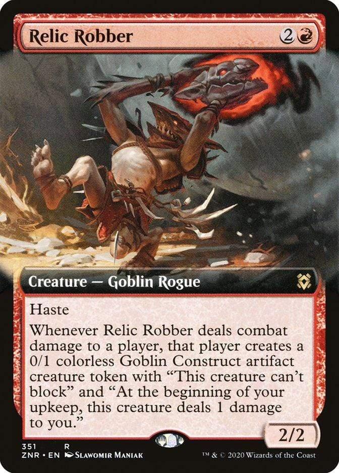 Magic: The Gathering MTG Single Relic Robber (Extended) [Zendikar Rising Extended Art]
