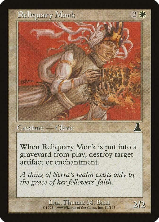 Magic: The Gathering MTG Single Reliquary Monk [Urza's Destiny]