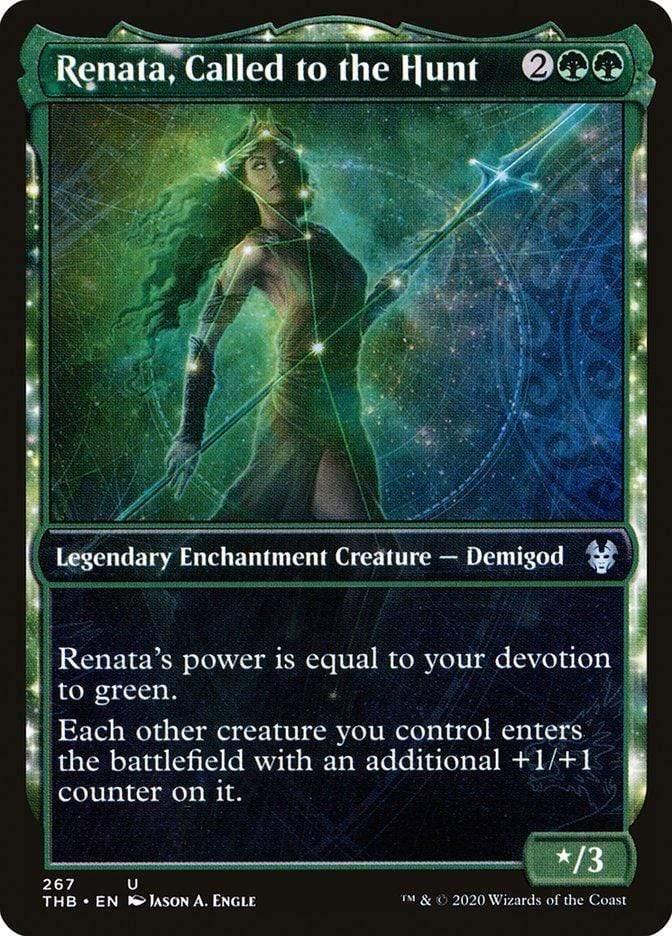 Magic: The Gathering MTG Single Renata, Called to the Hunt (Showcase) [Theros Beyond Death]