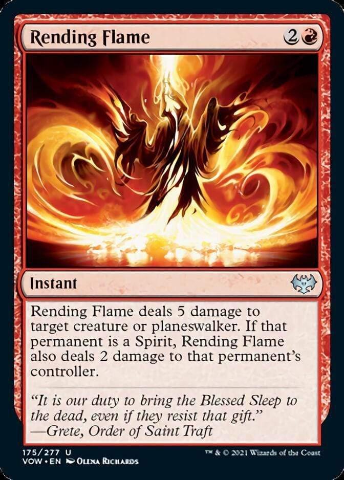Magic: The Gathering MTG Single Rending Flame [Innistrad: Crimson Vow]