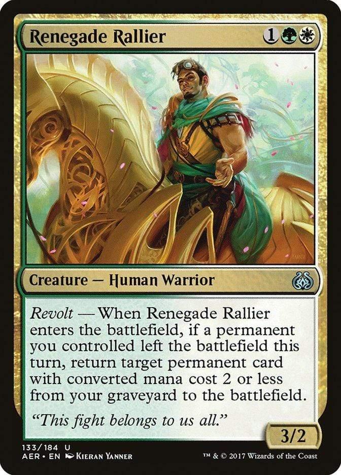 Magic: The Gathering MTG Single Renegade Rallier [Aether Revolt]