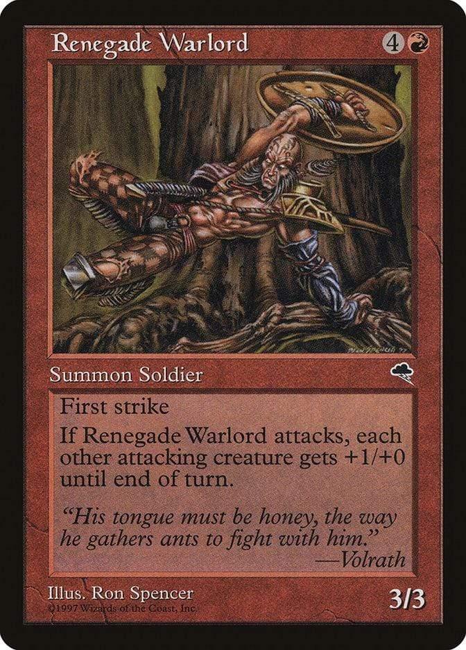 Magic: The Gathering MTG Single Renegade Warlord [Tempest]