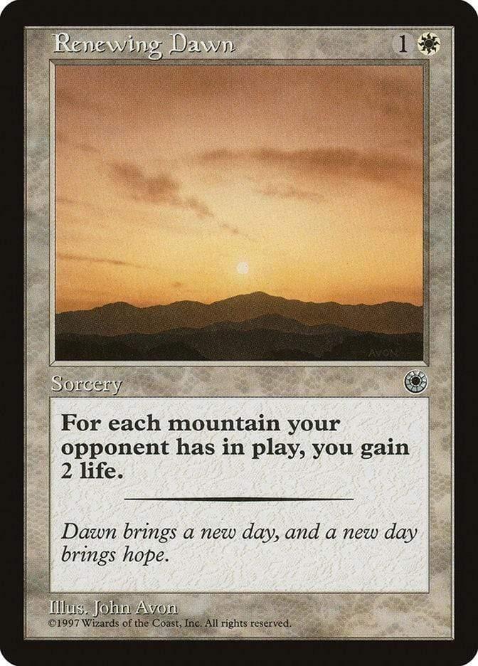 Magic: The Gathering MTG Single Renewing Dawn [Portal]