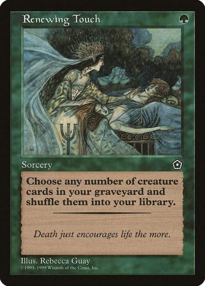 Magic: The Gathering MTG Single Renewing Touch [Portal Second Age]