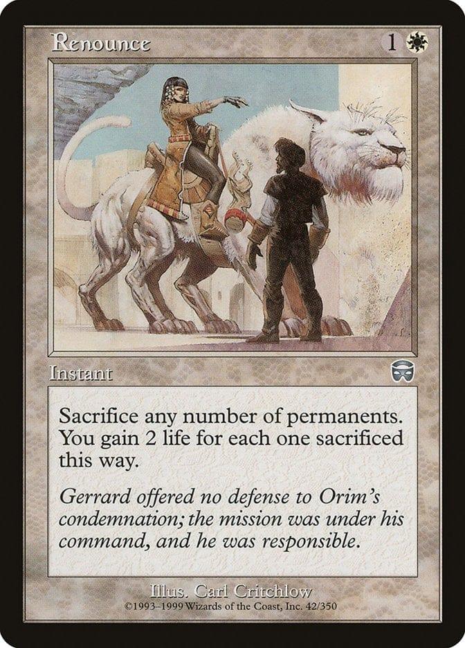 Magic: The Gathering MTG Single Renounce [Mercadian Masques]
