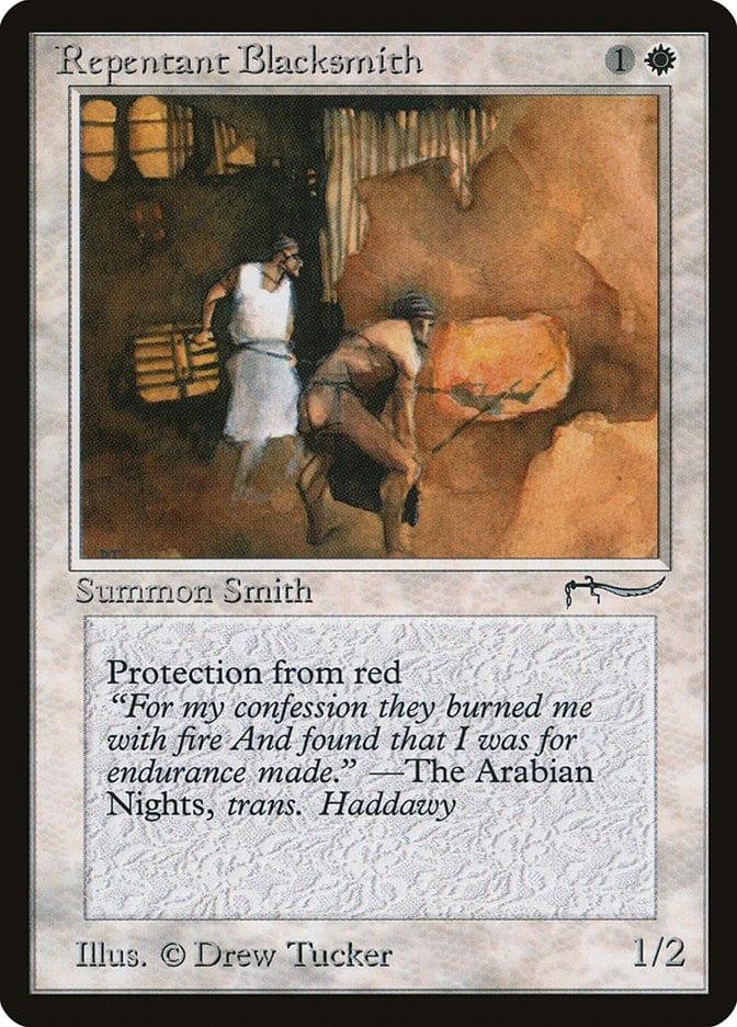 Magic: The Gathering MTG Single Repentant Blacksmith [Arabian Nights]