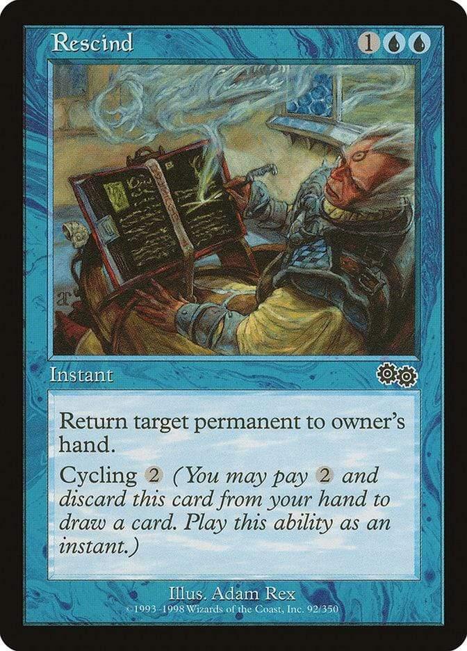 Magic: The Gathering MTG Single Rescind [Urza's Saga]
