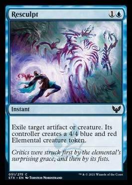 Magic: The Gathering MTG Single Resculpt [Strixhaven: School of Mages]
