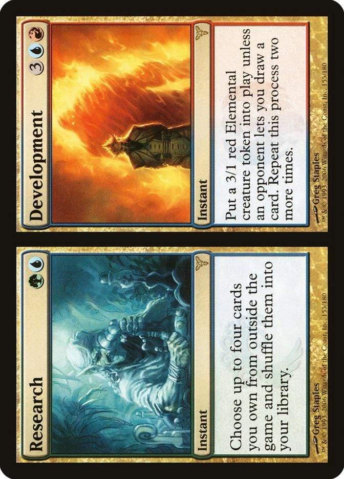 Magic: The Gathering MTG Single Research // Development [Dissension]