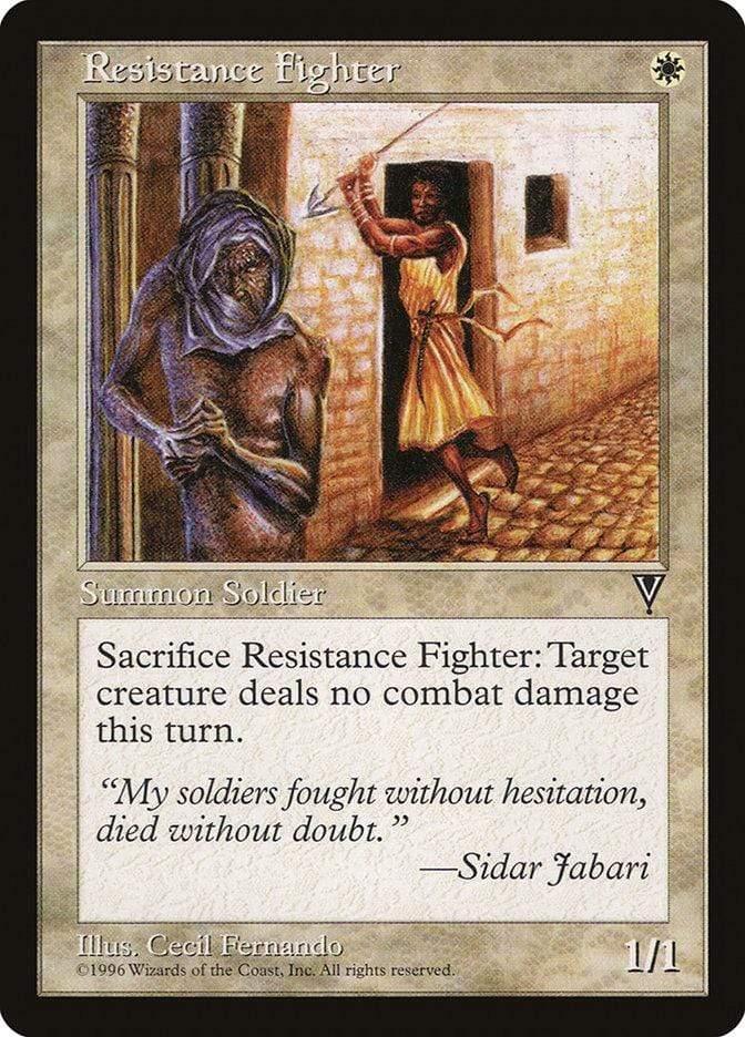 Magic: The Gathering MTG Single Resistance Fighter [Visions]