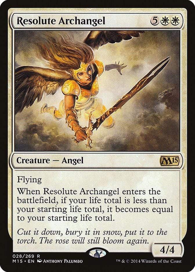 Magic: The Gathering MTG Single Resolute Archangel [Magic 2015]
