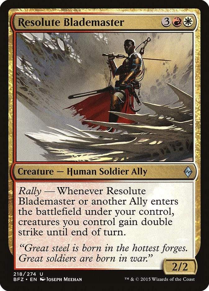 Magic: The Gathering MTG Single Resolute Blademaster [Battle for Zendikar]