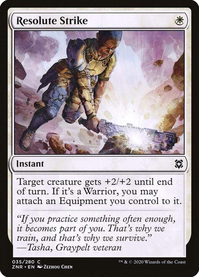 Magic: The Gathering MTG Single Resolute Strike [Zendikar Rising]