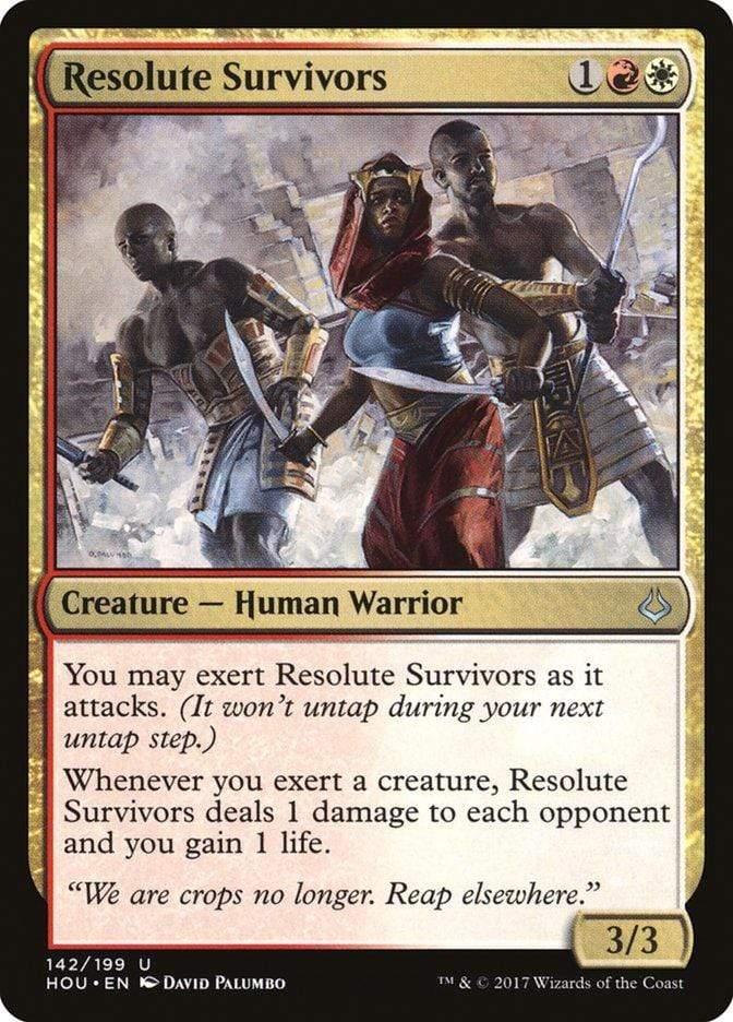 Magic: The Gathering MTG Single Resolute Survivors [Hour of Devastation]