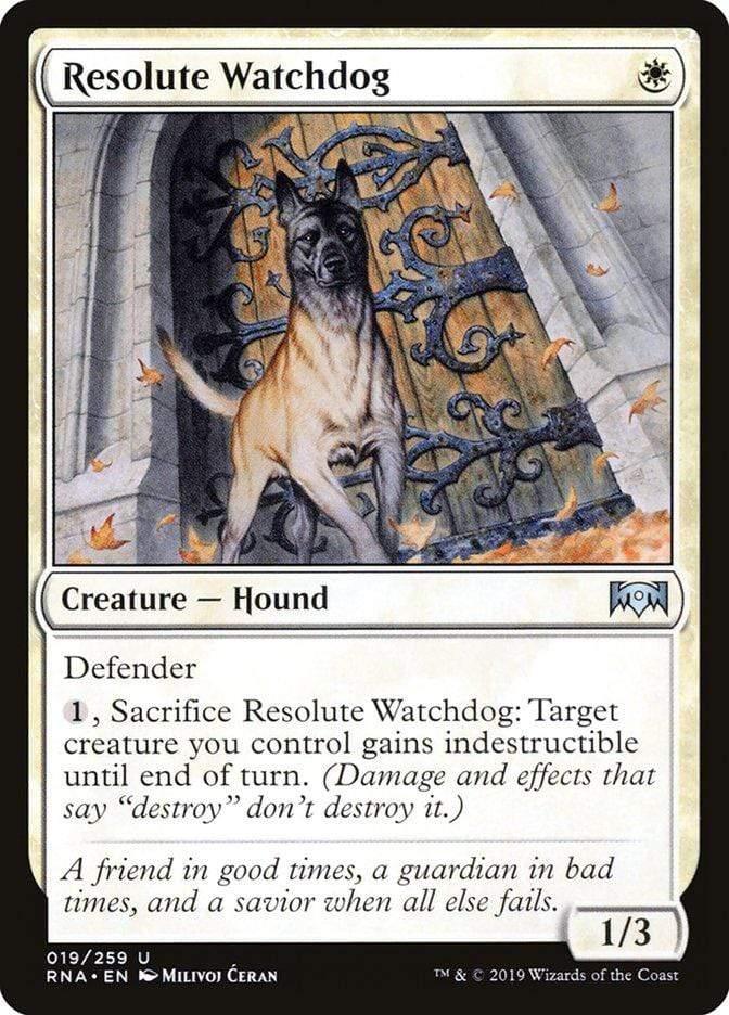 Magic: The Gathering MTG Single Resolute Watchdog [Ravnica Allegiance]