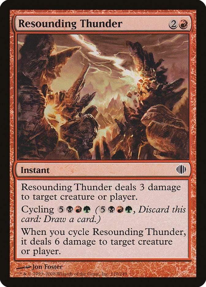 Magic: The Gathering MTG Single Resounding Thunder [Shards of Alara]