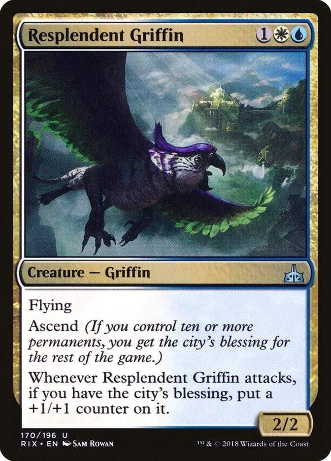 Magic: The Gathering MTG Single Resplendent Griffin [Rivals of Ixalan]