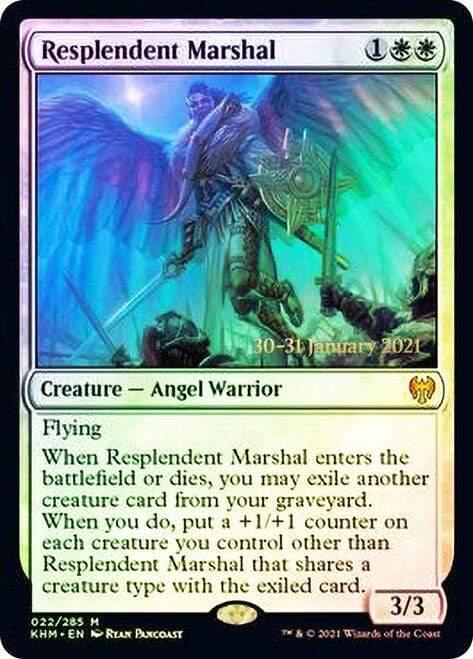 Magic: The Gathering MTG Single Resplendent Marshal  [Kaldheim Prerelease Promos]
