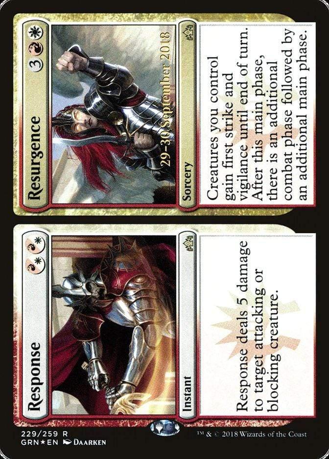 Magic: The Gathering MTG Single Response // Resurgence  [Guilds of Ravnica Prerelease Promos]
