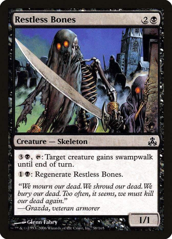 Magic: The Gathering MTG Single Restless Bones [Guildpact]