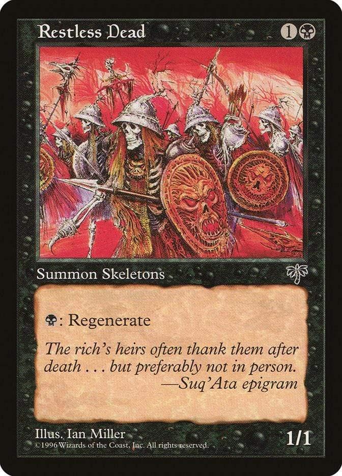 Magic: The Gathering MTG Single Restless Dead [Mirage]
