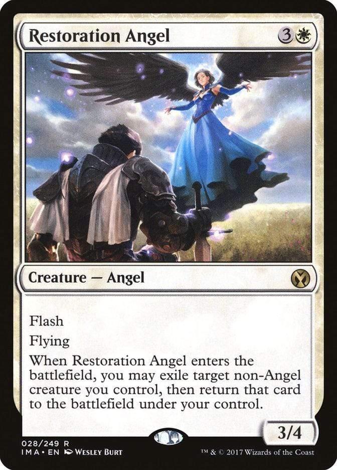 Magic: The Gathering MTG Single Restoration Angel [Iconic Masters]
