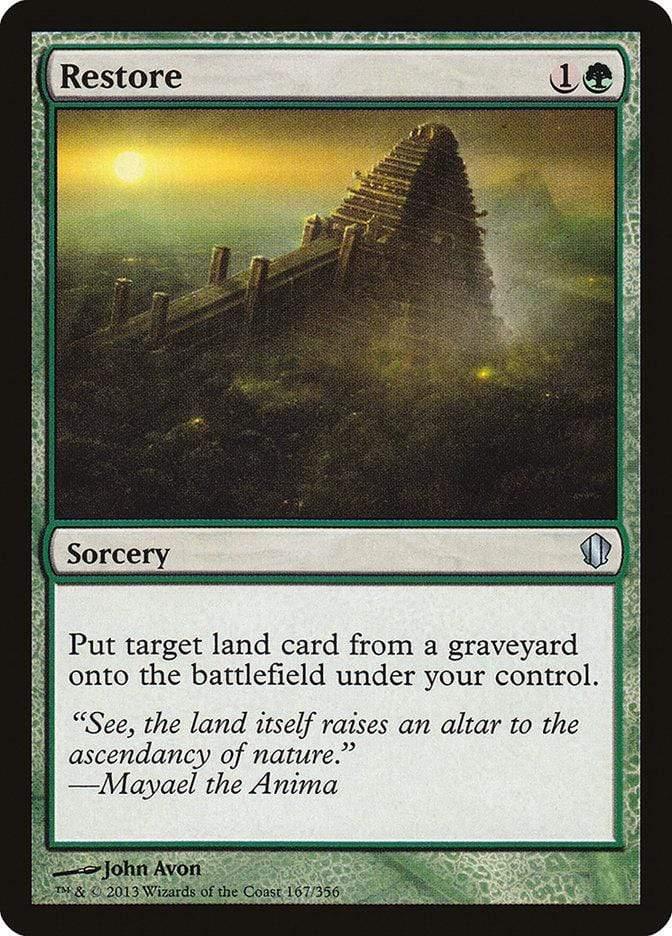 Magic: The Gathering MTG Single Restore [Commander 2013]