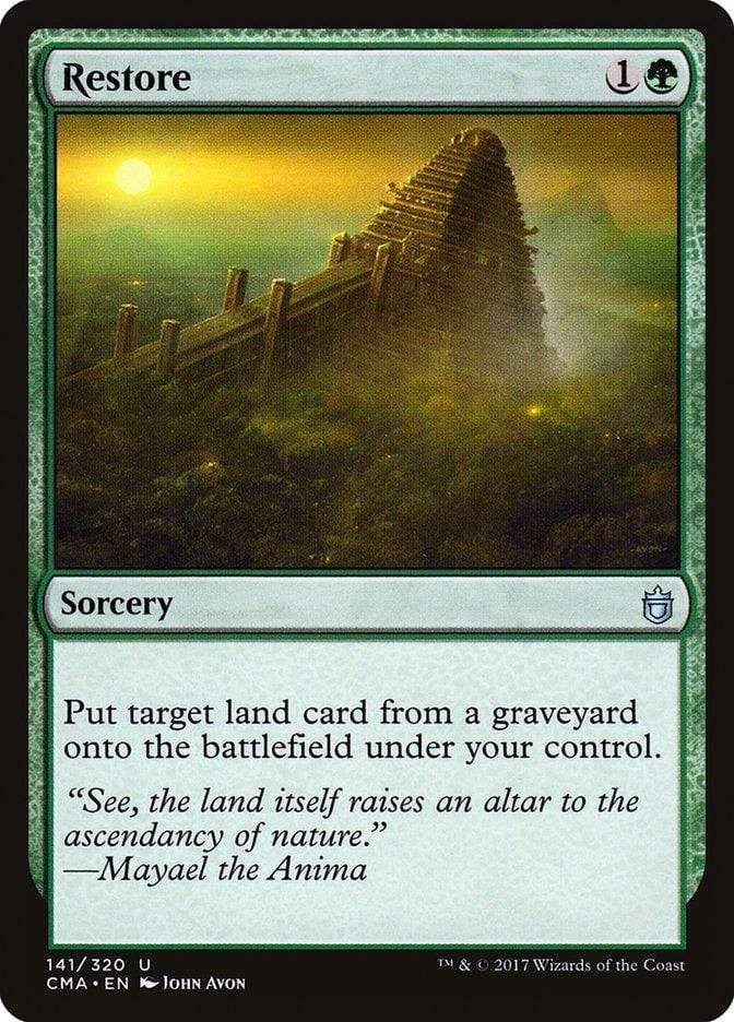 Magic: The Gathering MTG Single Restore [Commander Anthology]