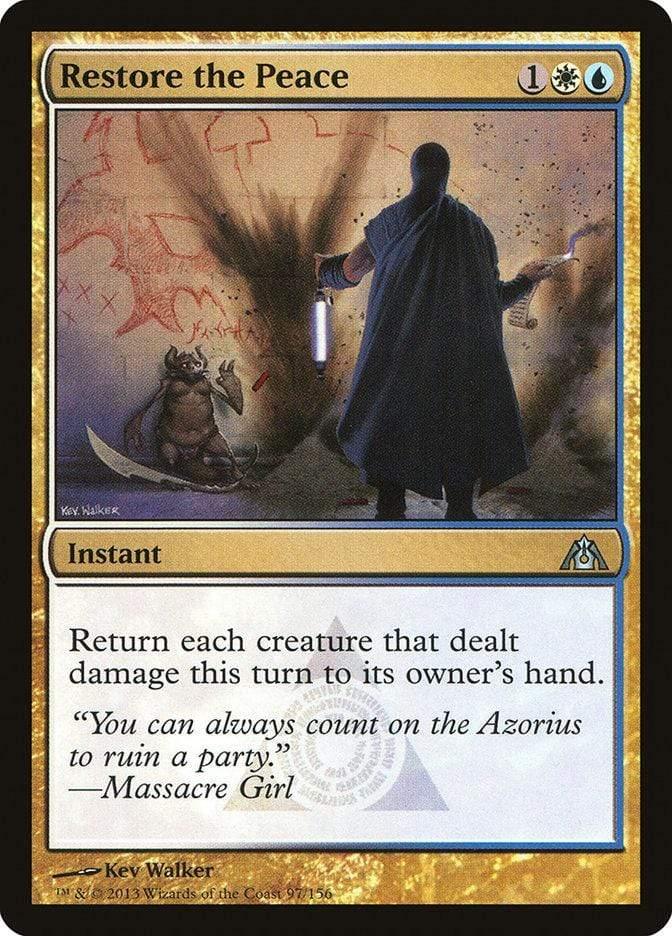 Magic: The Gathering MTG Single Restore the Peace [Dragon's Maze]