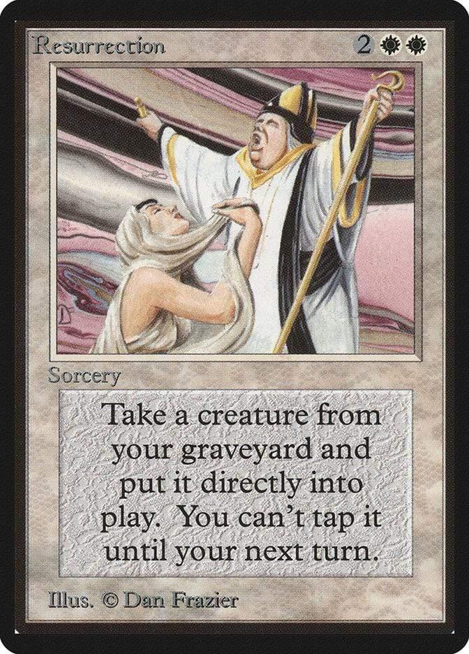Magic: The Gathering MTG Single Resurrection [Limited Edition Beta]