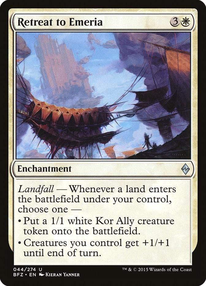 Magic: The Gathering MTG Single Retreat to Emeria [Battle for Zendikar]